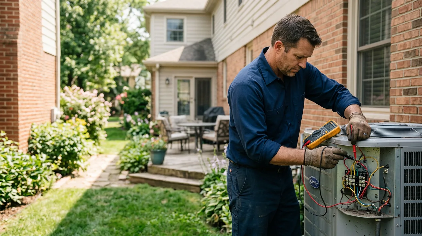 HVAC technician working near Stony Point, NC